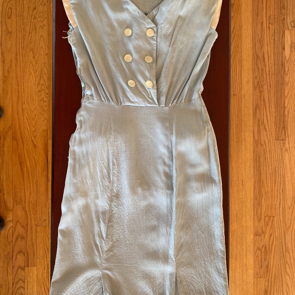 Vintage Marcy Allen Original Blue Dress